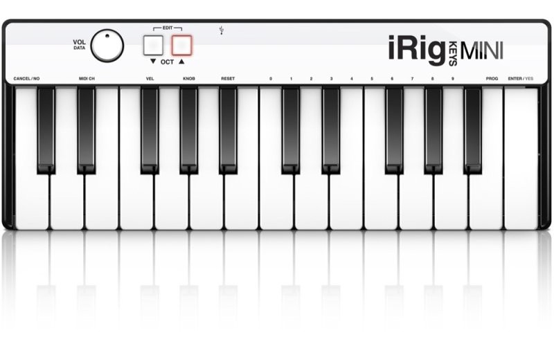 IK MULTIMEDIA iRig Keys Mini MIDI-клавиатура для iOS, Android, Mac и PC, 25кл