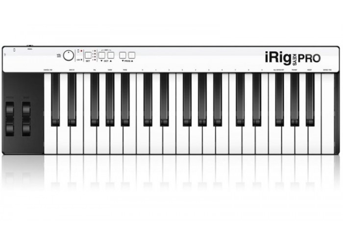 IK MULTIMEDIA iRig Keys PRO MIDI-клавиатура для iOS, Android, Mac и PC, полноразмерные клавиши, 37 к