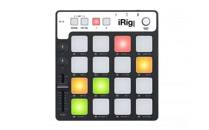 IK MULTIMEDIA iRig Pads MIDI MIDI контроллер с пэдами для iOS, Mac и PC