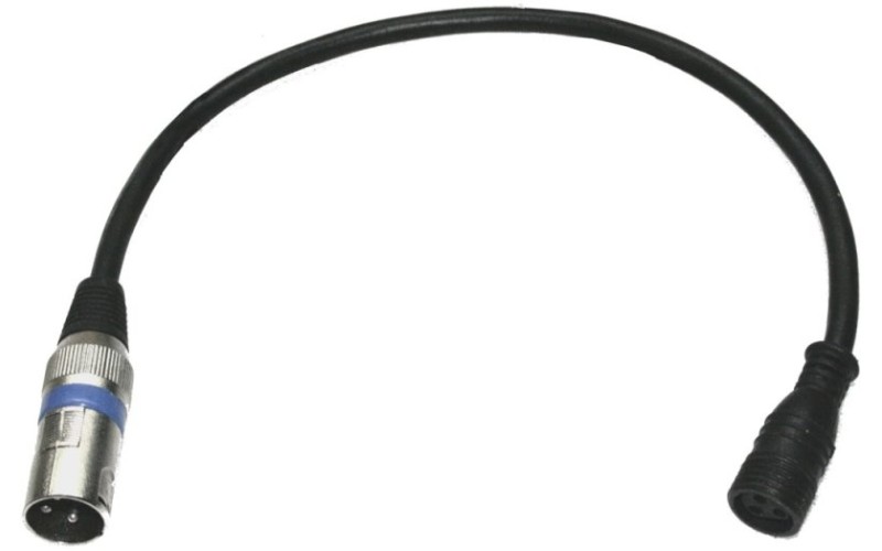 Involight BAR CABLE DMX IN - переходник с влагозащищённого разъёма на XLR3, 40 см