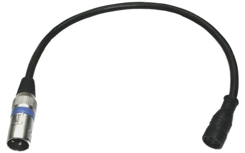 Involight BAR CABLE DMX IN - переходник с влагозащищённого разъёма на XLR3, 40 см