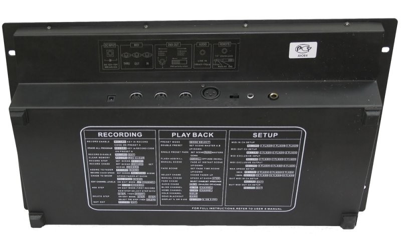 Involight DL400 - пульт управления DMX диммерами, 24 канала, 4 банка по 12 программ, 4600 сцен