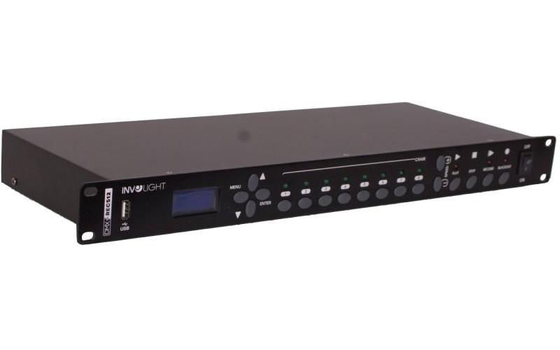 INVOLIGHT DMXREC512 - записывающее устройство DMX-512 (рекордер), 8 чейзов (512Мб), USB, RJ45, RS232