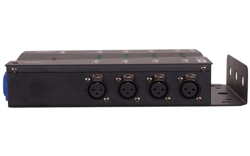 INVOLIGHT DMXS8S - сплиттер DMX сигнала, 8 отдельных выходов + 1 линк, переключатель на 120 Ом