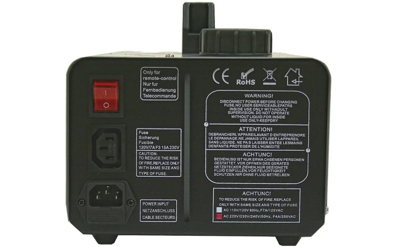 INVOLIGHT FM900  дым машина 900 Вт, проводной и радио пульт