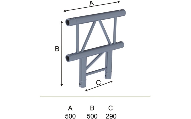 Involight IFX29-C11 - Модуль для 3-х ферм (Т-обр.), плоский, 290х500 (6 шт CC29SET)