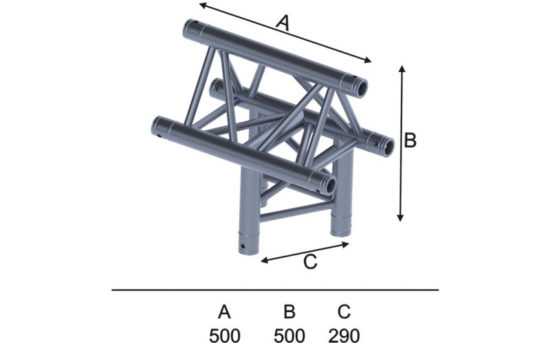 Involight ITX29-C10 - Модуль для 3-х ферм (Т-образ), треугольн., 290х500 (9 шт CC29SET)