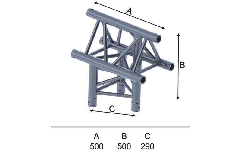 Involight ITX29-C11 - Модуль для 3-х ферм (Т-образ), треугольн., 290х500 (9 шт CC29SET)