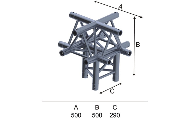 Involight ITX29-C23 - Модуль для 5- ферм , треугольн., 290х500 (15 шт CC29SET)