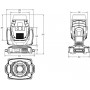 Involight LED MH250S PRO - LED вращающаяся голова, белые светодиоды 225 Вт (Luminus Device), DMX512