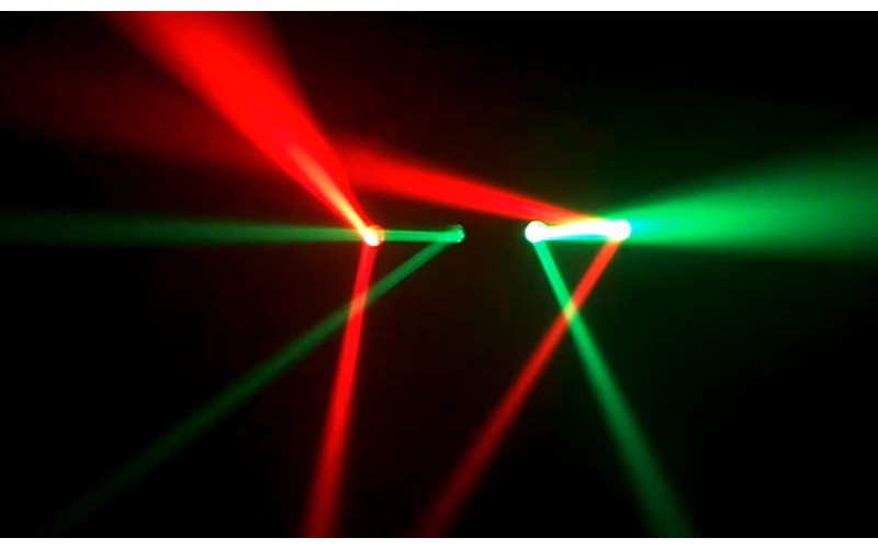 Involight LED RX350 - LED световой эффект, 4 линзы, 256 шт. RGBWY, звук. актив., DMX-512