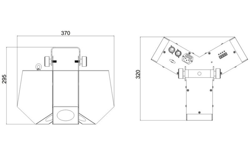 Involight LED RX600 - LED световой эффект, 18 шт. х 3 Вт RGB, DMX-512