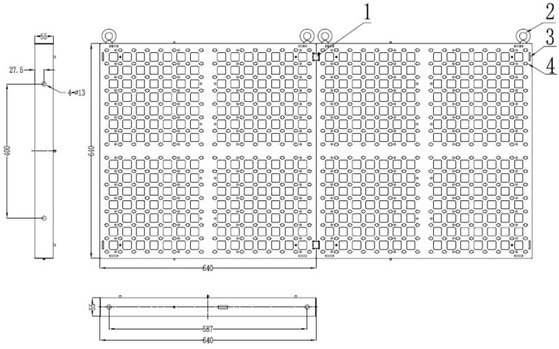 INVOLIGHT LED SCREEN45 - светодиодный RGB  экран, управление с РС через LedCont300