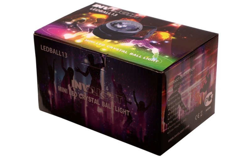Involight LEDBALL13 - LED световой эффект, 3 шт. RGB 1 Вт, звуковая активация, авто