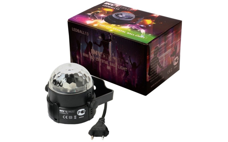 Involight LEDBALL13 - LED световой эффект, 3 шт. RGB 1 Вт, звуковая активация, авто