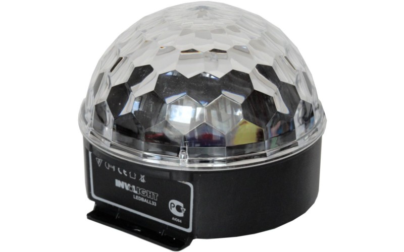 Involight LEDBALL33 - LED световой эффект, 6 шт. RGB 3 Вт, звуковая активация, авто