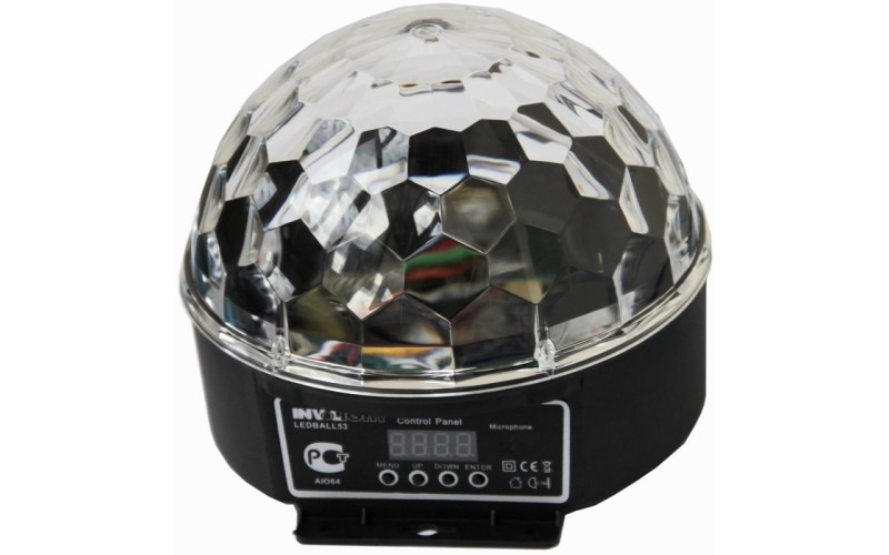 Involight LEDBALL53 - LED световой эффект, 6 шт. RGB 3 Вт, DMX-512, звуковая активация