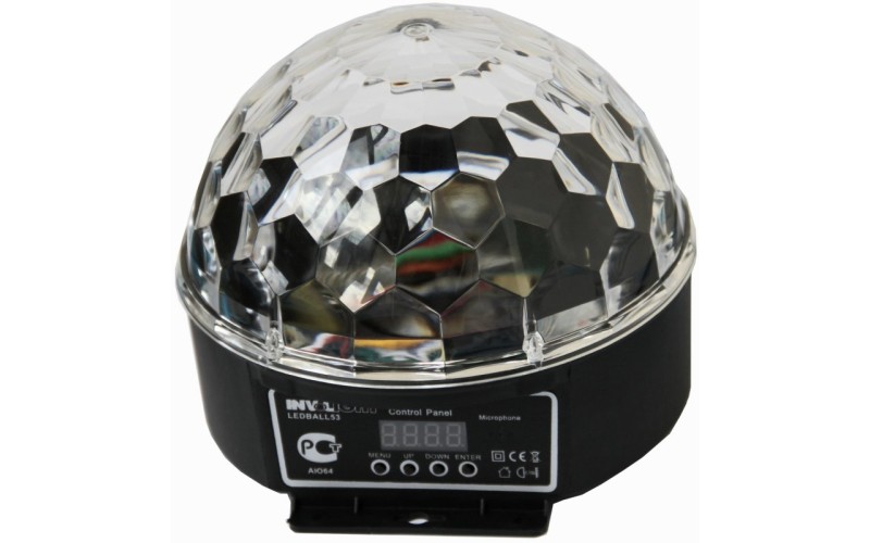 Involight LEDBALL53 - LED световой эффект, 6 шт. RGB 3 Вт, DMX-512, звуковая активация