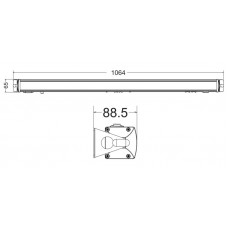 Involight LEDBAR308 - светодиодная панель, светодиодов: 320 шт. RGB, 8 секций, DMX-512