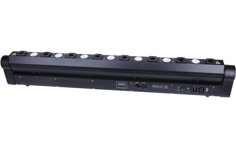 INVOLIGHT LEDBAR508R - светодиодная моторизованная панель, 7x 3Вт (амбер), красный лазер 8х 500мВт