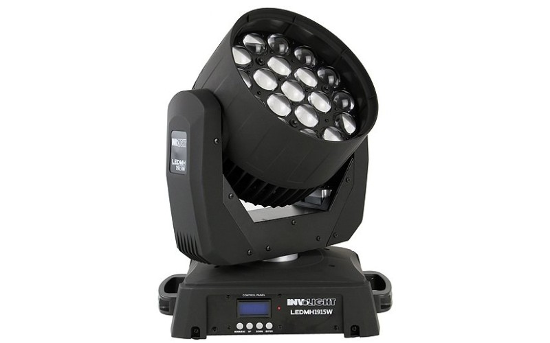 Involight LEDMH1915W - LED вращающаяся голова, 19x15 Вт RGBW (LED Engin), DMX-512