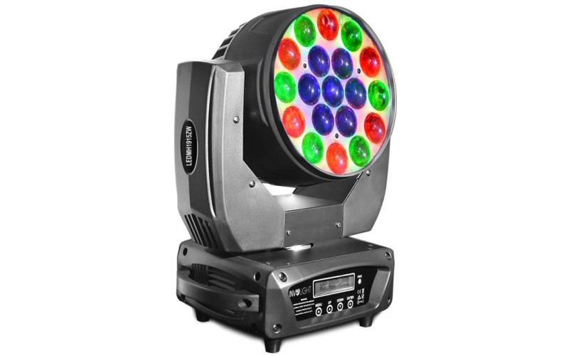 INVOLIGHT LEDMH1915ZW - голова вращения (WASH), LED 19x 15 Вт RGBW, DMX-512