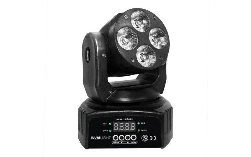 INVOLIGHT LEDMH416W - голова вращения (WASH), LED 4x 10 Вт RGBWA+UV, DMX-512