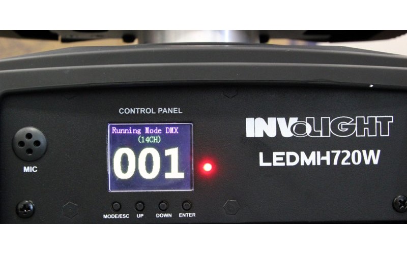 Involight LEDMH720W - LED вращающаяся голова, 7x20 Вт RGBW, DMX-512