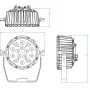 Involight LEDPAR154W - всепогодный светильник, 15 шт.по 8 Вт (мультичип RGBW), DMX-512