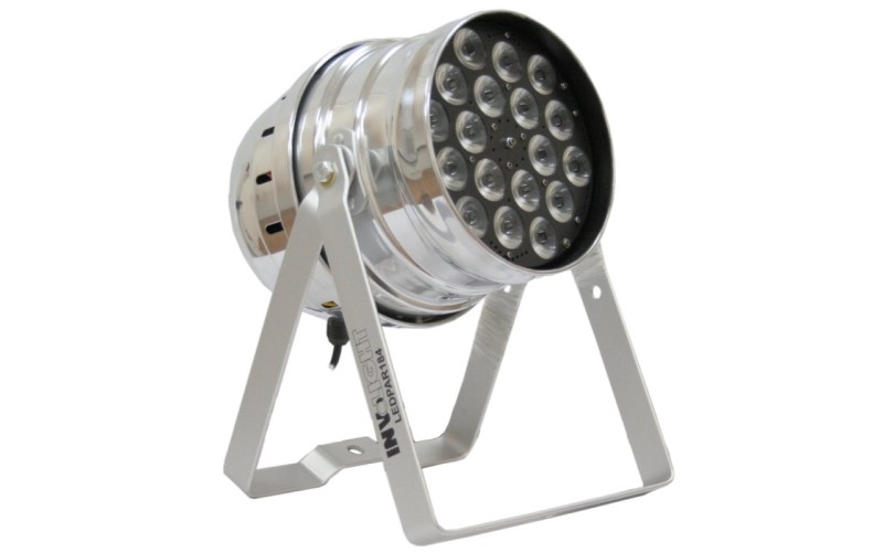 Involight LEDPAR184/AL - cветодиодный RGBW прожектор PAR64, мультичип: 18 шт. 8 Вт RGBW, DMX-512