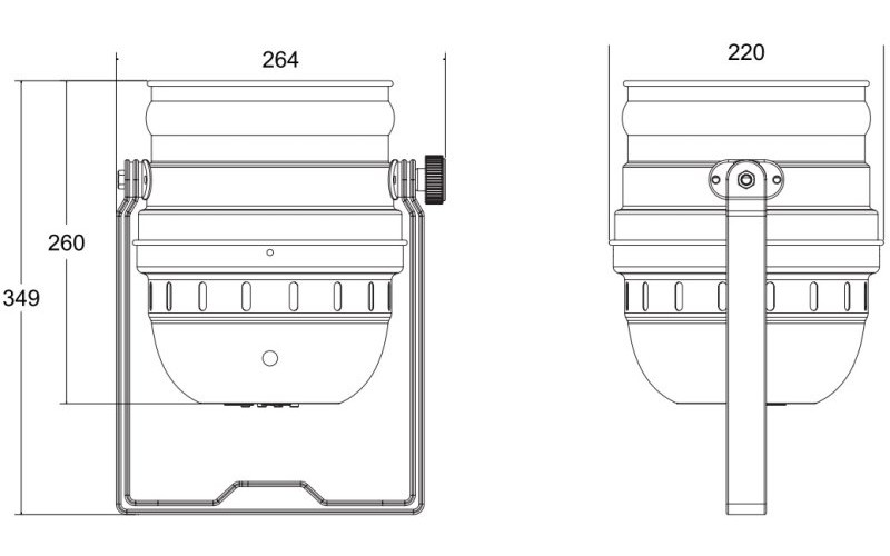 Involight LEDPAR184/BK - cветодиодный RGBW прожектор, мультичип: 18 шт. 8 Вт (4х2 Вт RGBW), DMX