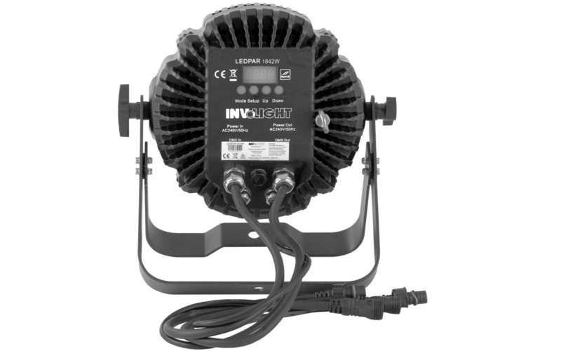 Involight LEDPAR1842W - всепогодный LED прожектор, мультичип18 шт. по 4 Вт (2х2 Вт белый тепл+хол.)