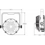 Involight LEDPAR1842W - всепогодный LED прожектор, мультичип18 шт. по 4 Вт (2х2 Вт белый тепл+хол.)