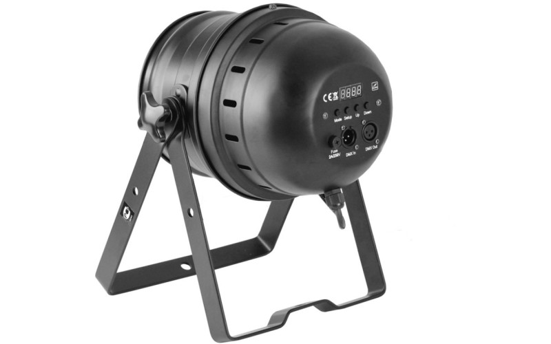 Involight LEDPAR189/BK- светодиодный RGB прожектор PAR64, 18 шт. светодиодов по 9 Вт мультичип