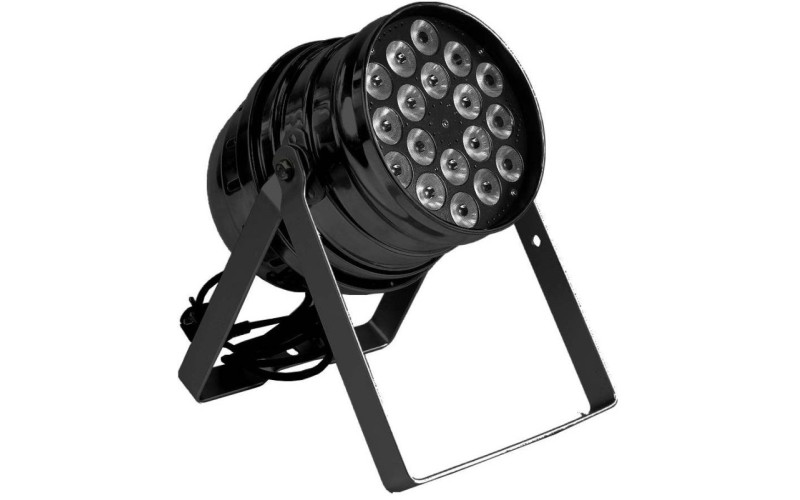 Involight LEDPAR189/BK- светодиодный RGB прожектор PAR64, 18 шт. светодиодов по 9 Вт мультичип