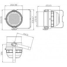 Involight LEDPAR56/AL - светодиодный RGB прожектор (хром), звуковая активация , DMX-512