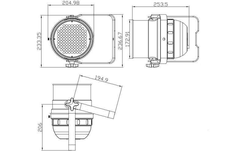 Involight LEDPAR56/AL - светодиодный RGB прожектор (хром), звуковая активация , DMX-512