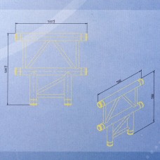 Involight LN31H - Модуль для 3-х ферм (Т-обр.), плоский, 290х500