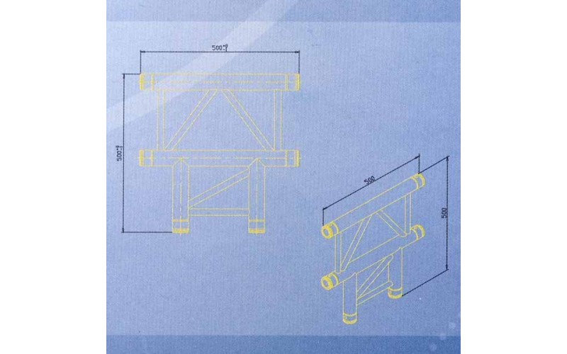 Involight LN31H - Модуль для 3-х ферм (Т-обр.), плоский, 290х500