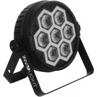 INVOLIGHT LP700 - светодиодный прожектор  RGBWA+UV 7шт  SMD LED, DMX-512, ИК-ДУ