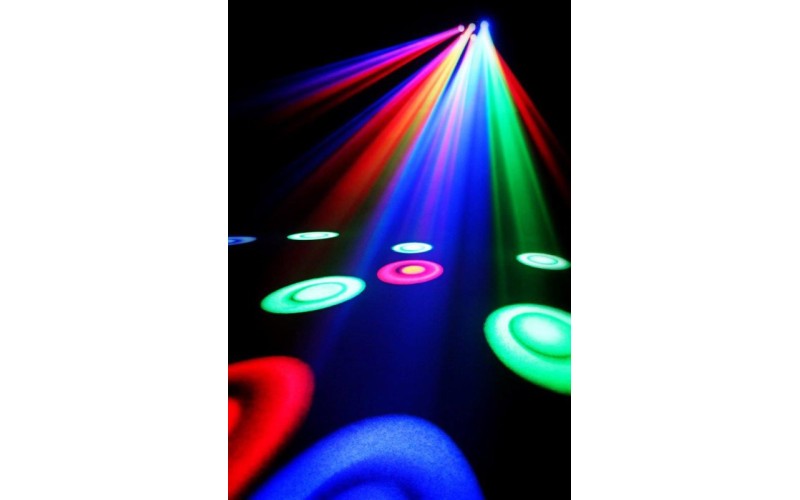 Involight OB200 - LED светильник многолучевой, 6 линз, 18 шт. х 3 Вт RGB, DMX-512