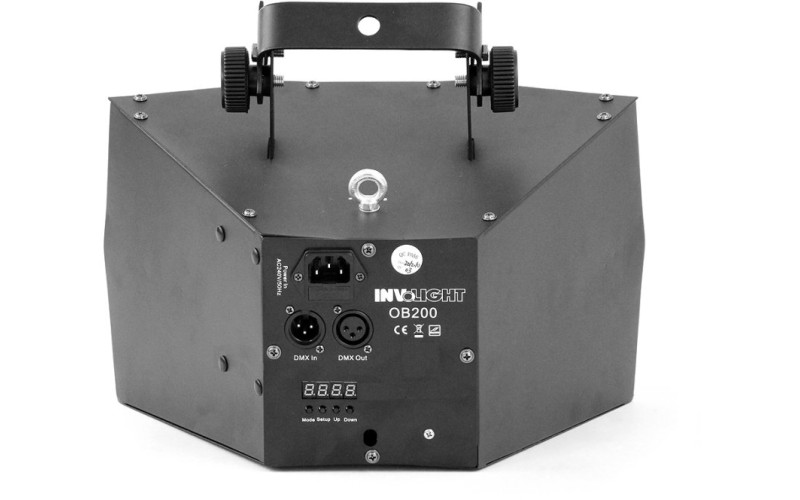 Involight OB200 - LED светильник многолучевой, 6 линз, 18 шт. х 3 Вт RGB, DMX-512