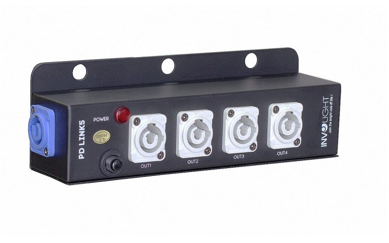Involight PDLINK5 - коробка с разъемами PowerCon (1 x Вход / 5 х Выходов)
