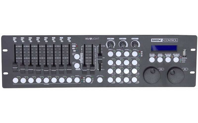 Involight SHOWControl - Контроллер DMX512, 24 прибора до 26 каналов каждый.