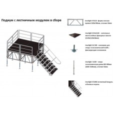 Involight SL100 - Опора телескопическая, длина: 1000-1500 мм, сечение: 50 мм