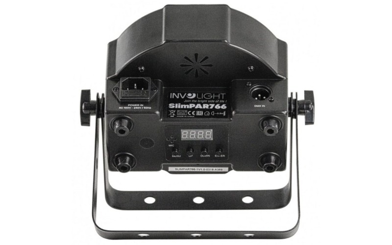 Involight SLIMPAR 1266 - Светодиодный прожектор 12x 6Вт. RGBWA/UV 6-в-1 мультичип