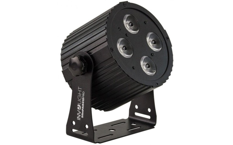 Involight SLIMPAR 412PRO- светодиодный прожектор 4 x12 Вт RGBWA/UV 6-в-1 мультичип