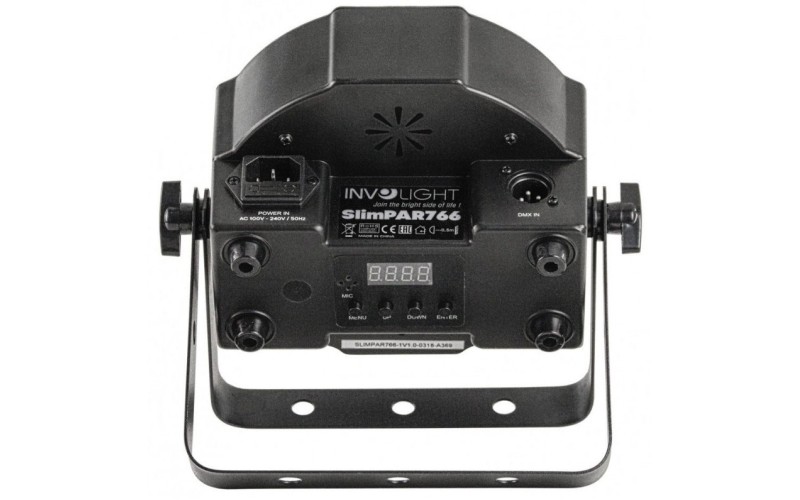 Involight SLIMPAR 766- светодиодный прожектор 7x 6 Вт RGBWA/UV 6-в-1 мультичип.