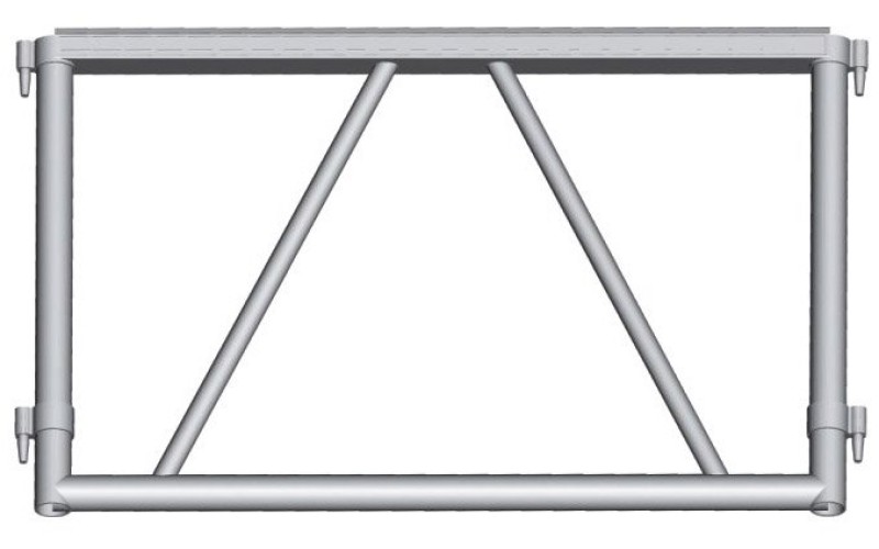 Involight STS110 - Ферма плоская, прямая, 1100x700 мм, сечение: 50 мм