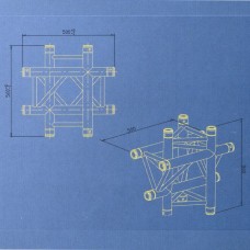 Involight TN44 - Модуль для 4-х ферм , треугольн., 500х500